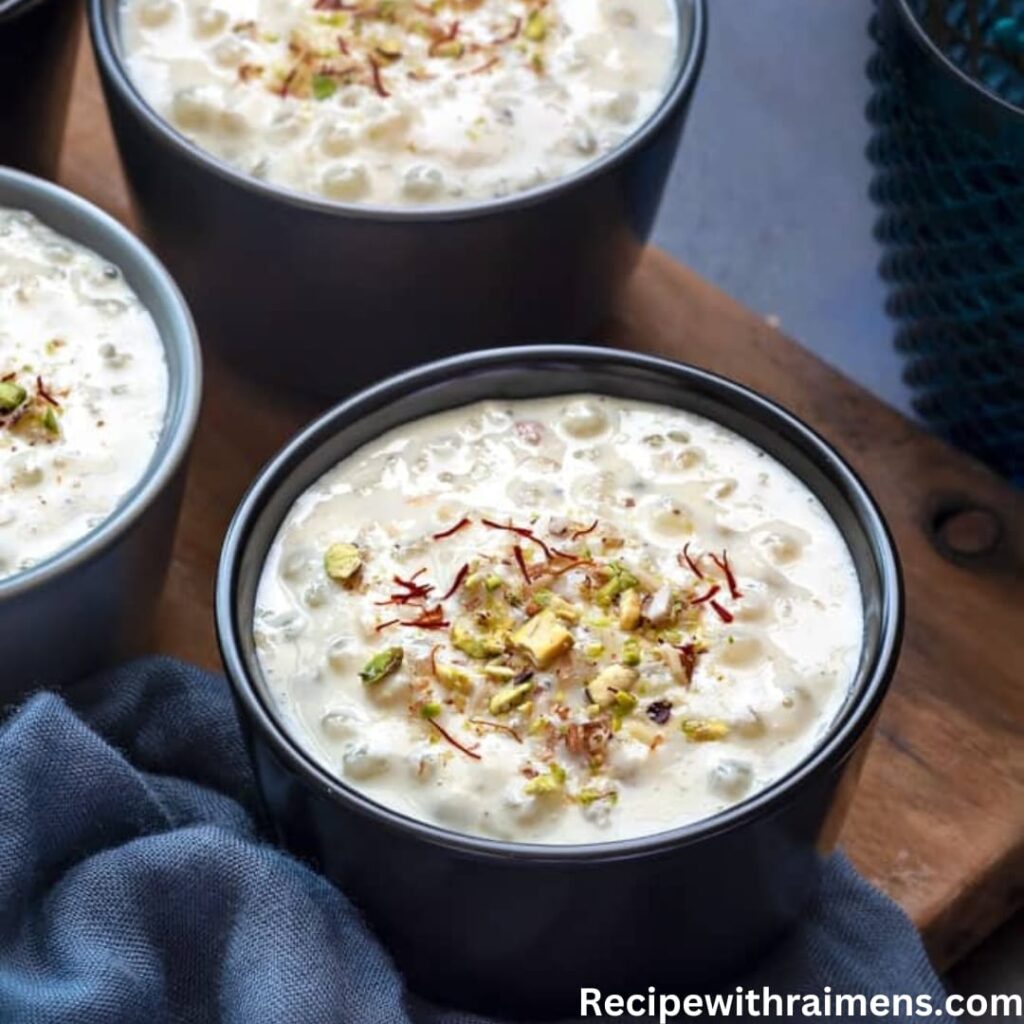 Sabudana Kheer Recipe