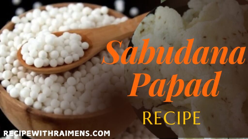 Sabudana Papad Recipe 