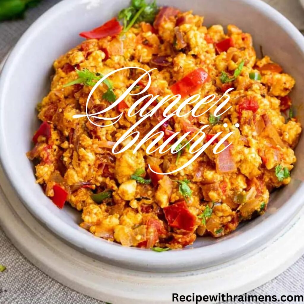 Paneer Bhurji Gravy Recipe