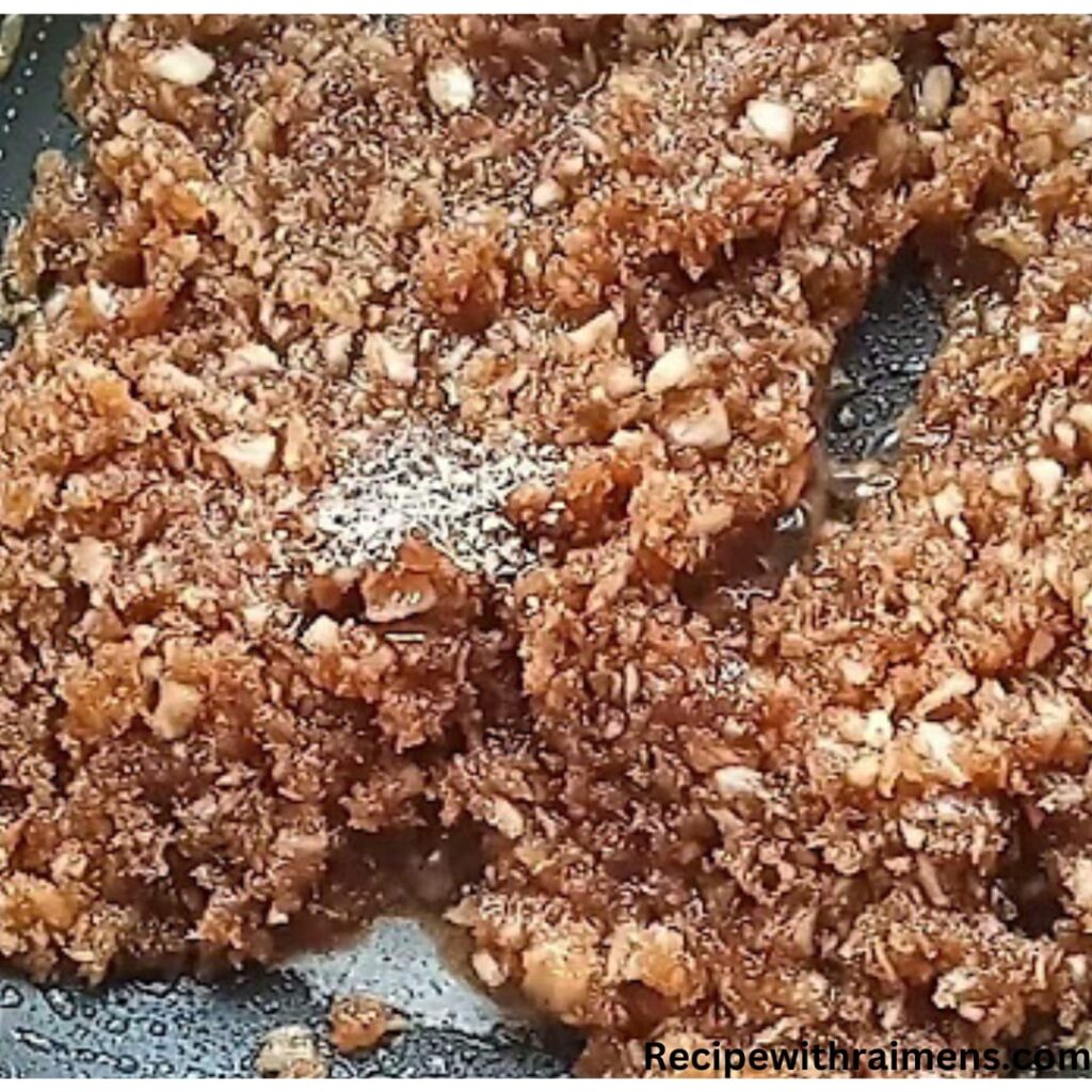 Coconut ladoo with jaggery