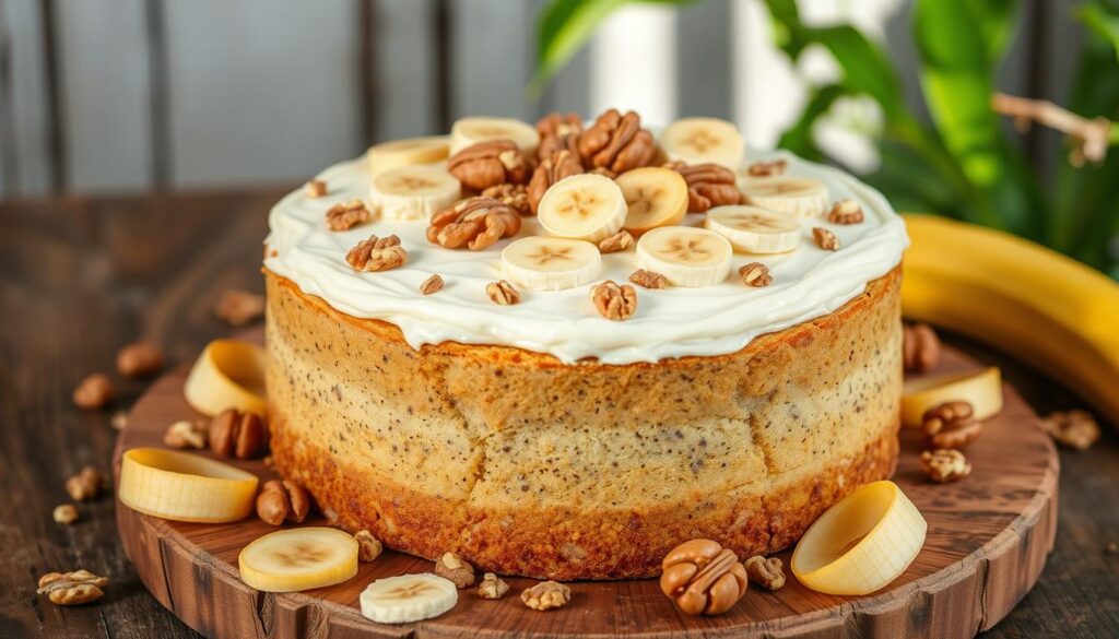 Banana Walnut Cake Recipe