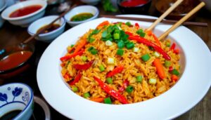 Schezwan fried rice