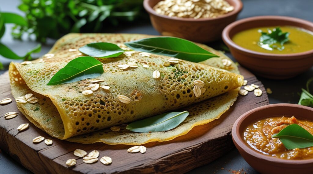 Healthy Bathua Dosa Recipe with Oats
