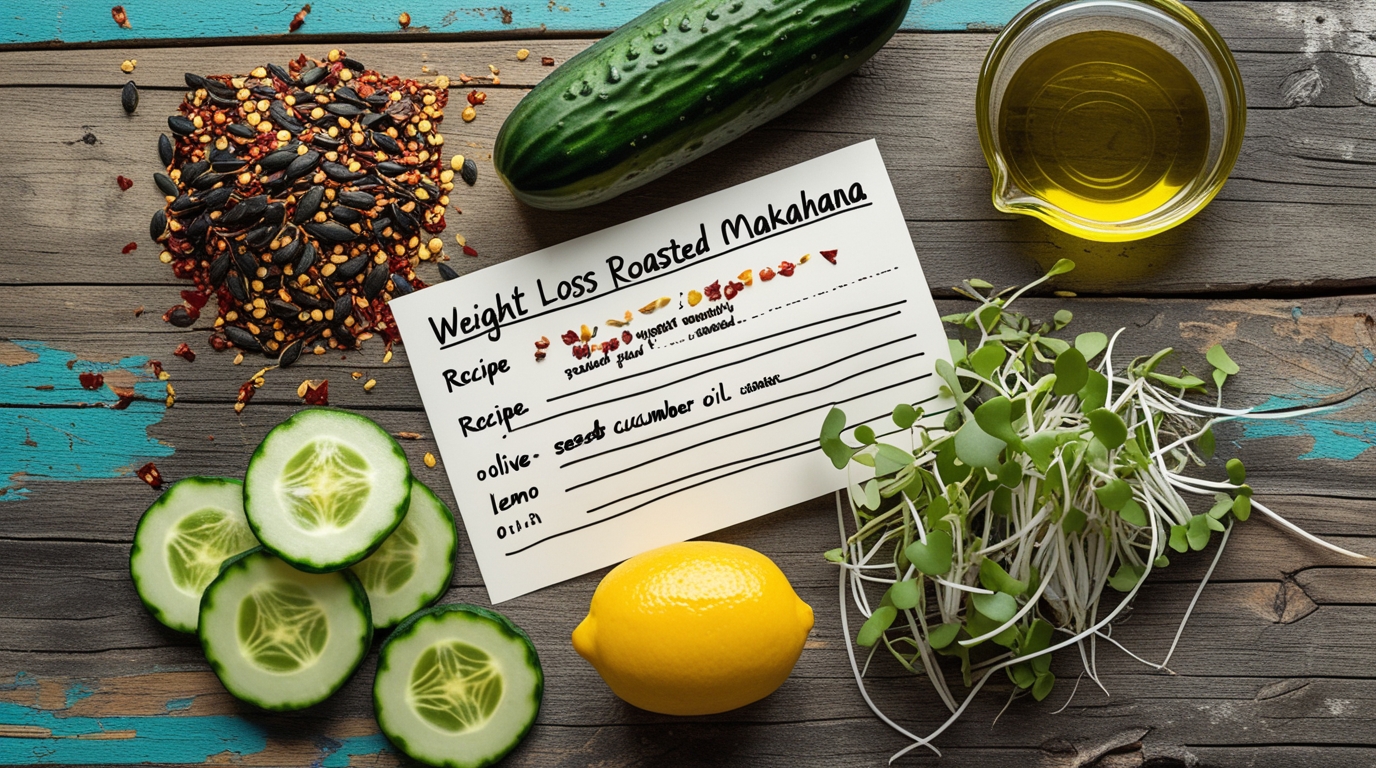 Roasted Makahana recipe for weight loss
