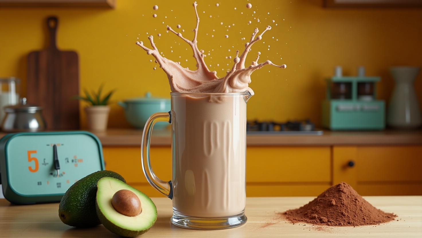 Avocado Eggless Chocolate Mousse Recipe