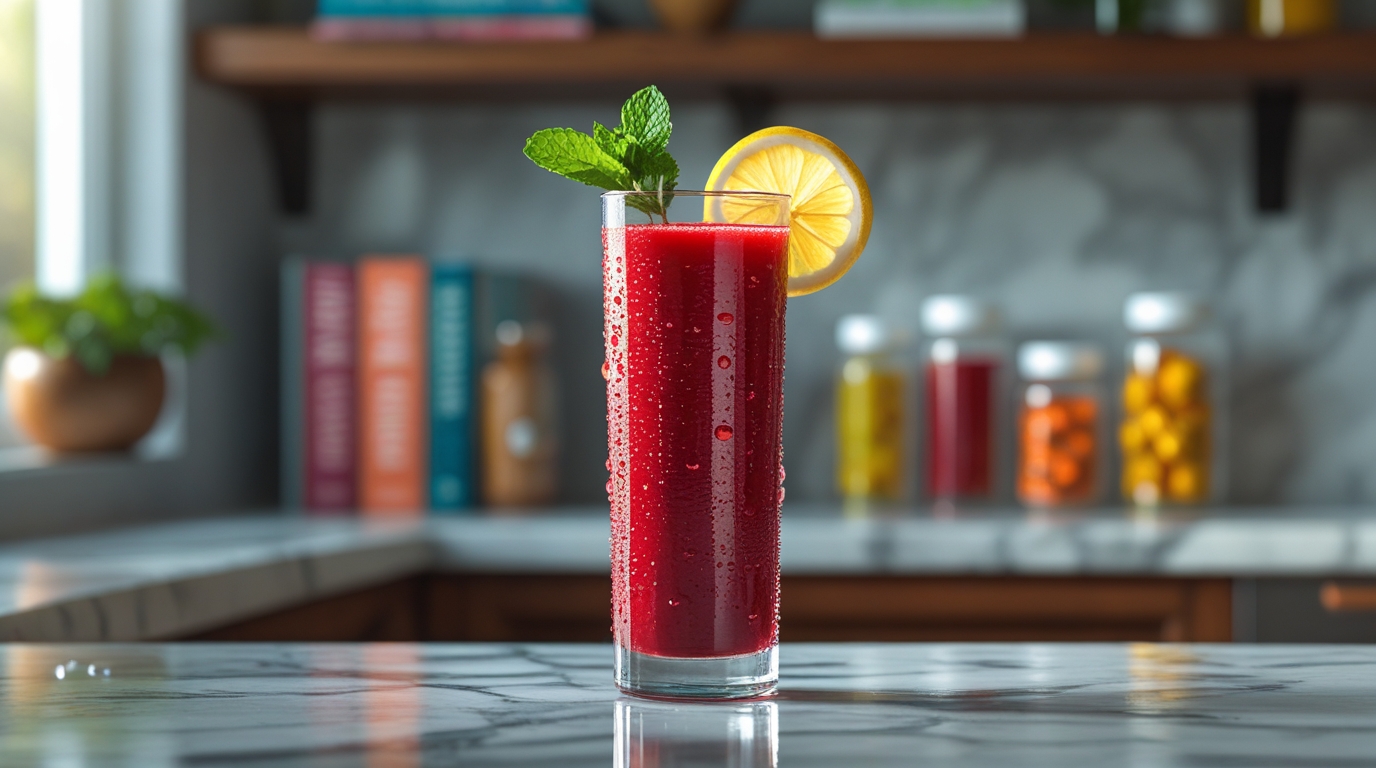 Homemade beetroot and carrot juice recipe