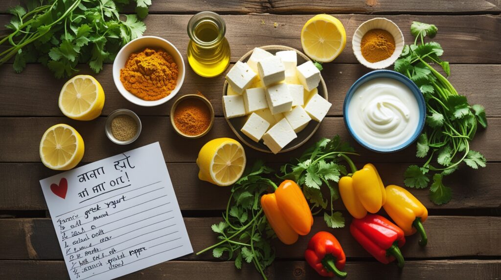 Healthy Paneer Tikka Marinade Recipe