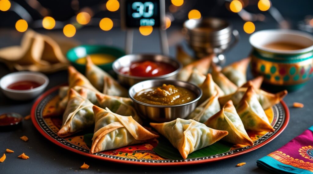 Quick 30-minute chowmein samosa for snacks