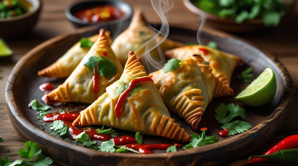 Quick 30-minute chowmein samosa for snacks
