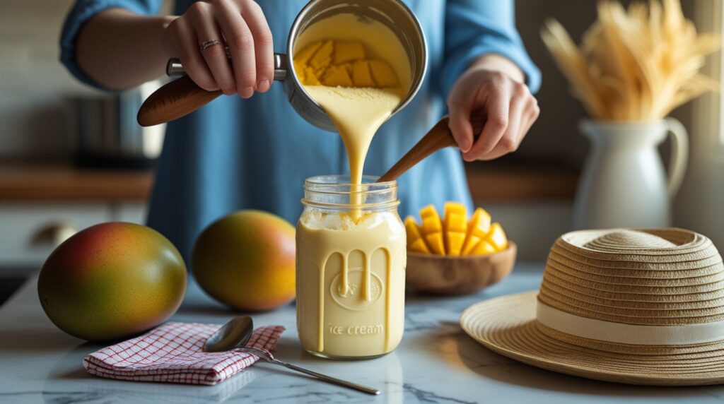 Summer special mango milkshake recipe with ice cream