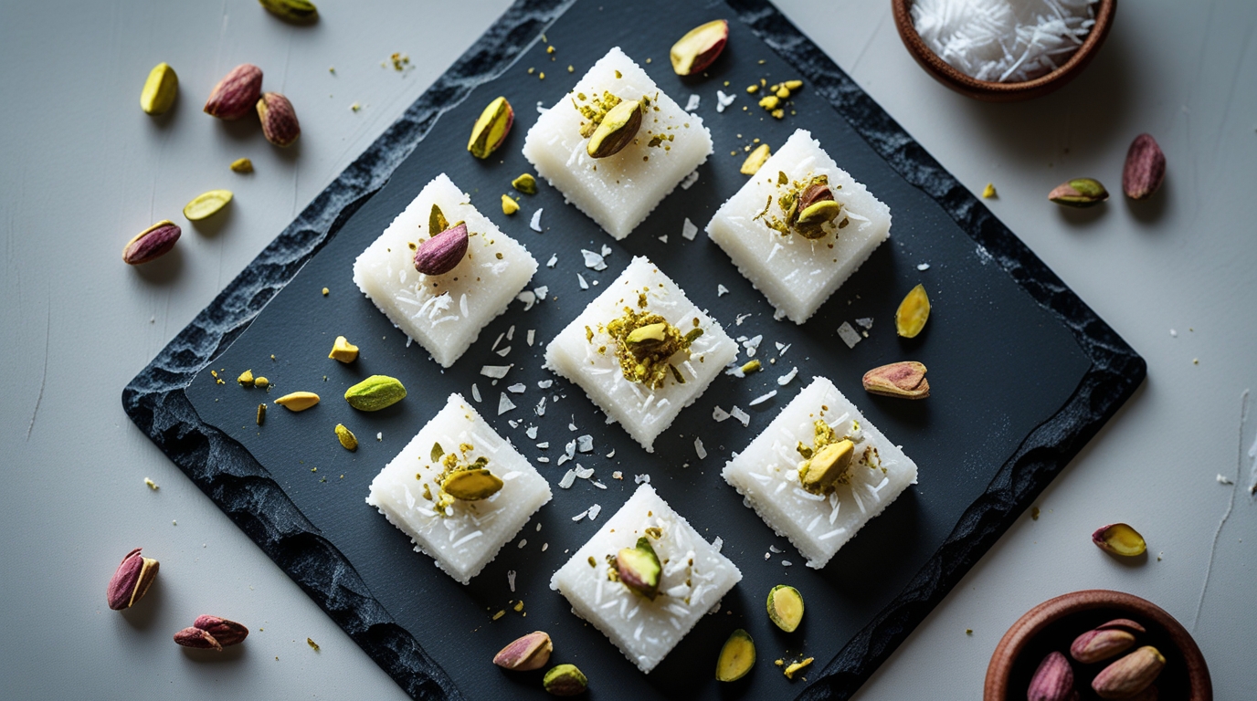 Coconut Barfi Recipe
