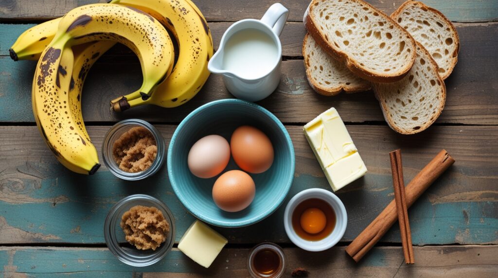 Banana bread pudding recipe
