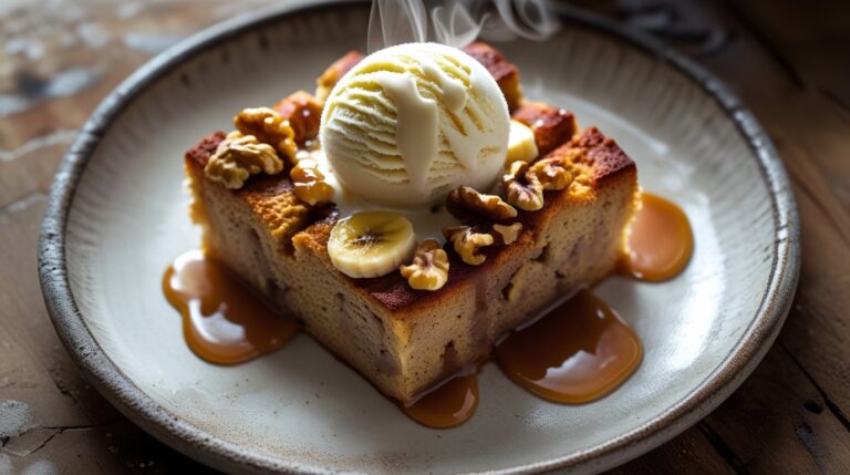 Banana bread pudding recipe