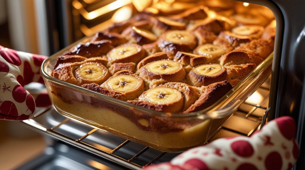 Banana bread pudding recipe